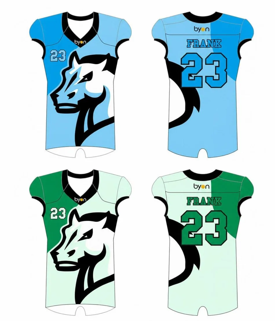 Sublimation hochwertige benutzerdefinierte Jugend V-Neck Reversible Football Jerseys