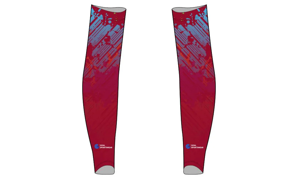 Sublimation high quality custom youth V-neck custom baseball arm sleeves