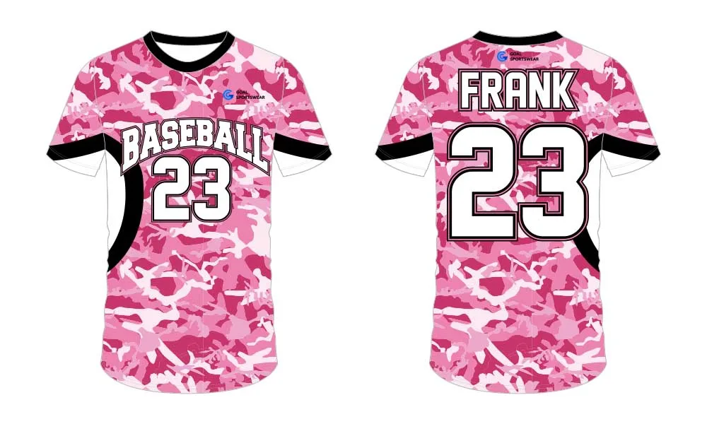 Youth V-Neck Custom Baseball Tee