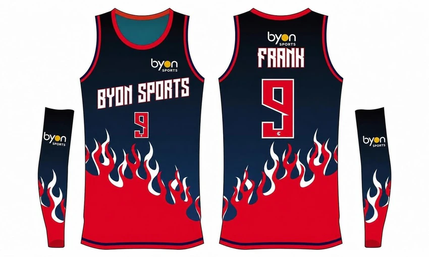 Farbsublimationsdruck Jugendbasketball-Singlets