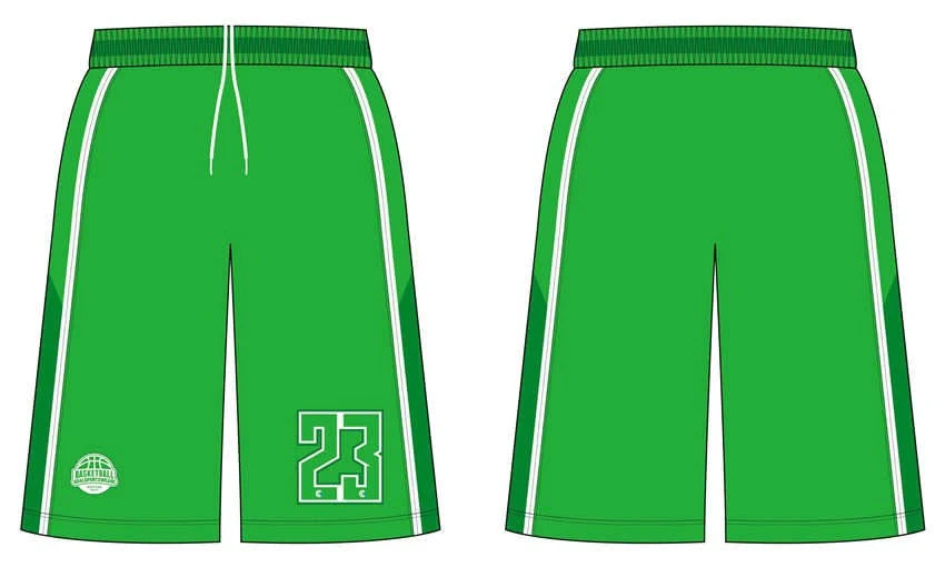 Sublimation printing 100% polyester dry fit custom basketball shorts