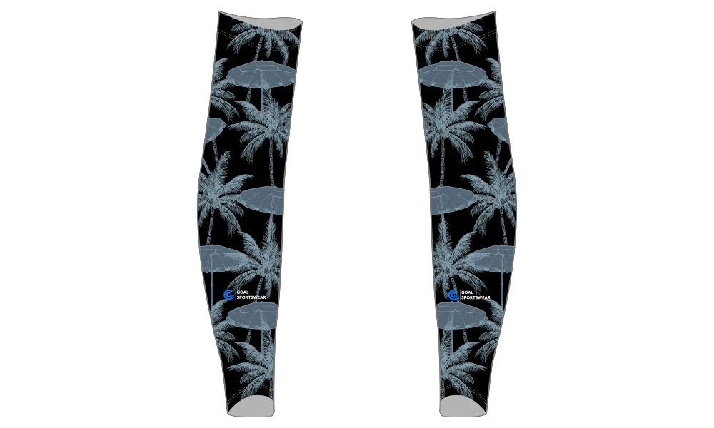 Sublimation printing 100% polyester dry fit custom baseball arm sleeves