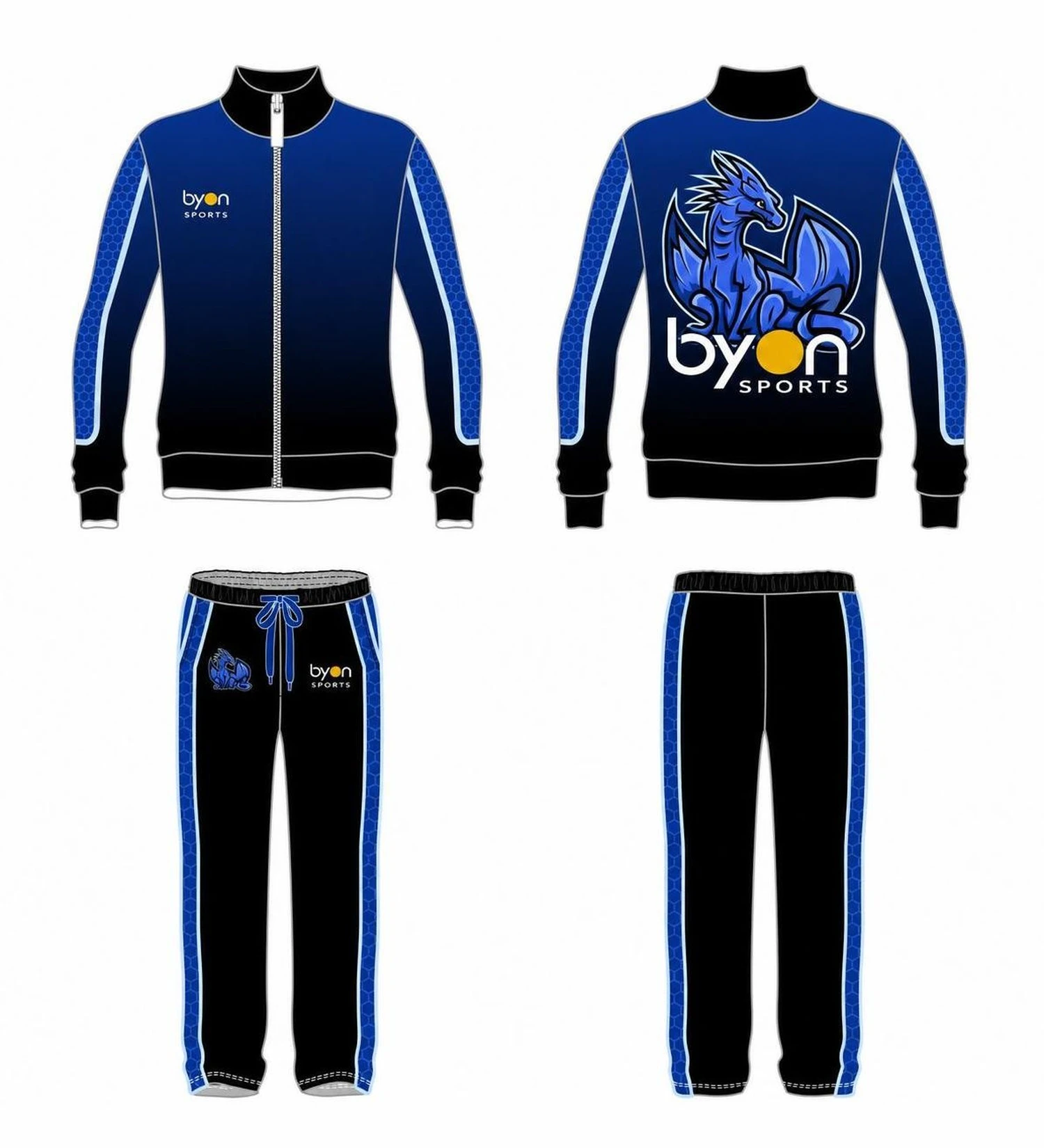 Sublimation printing 100% polyester dry fit custom basketball warm-up suits