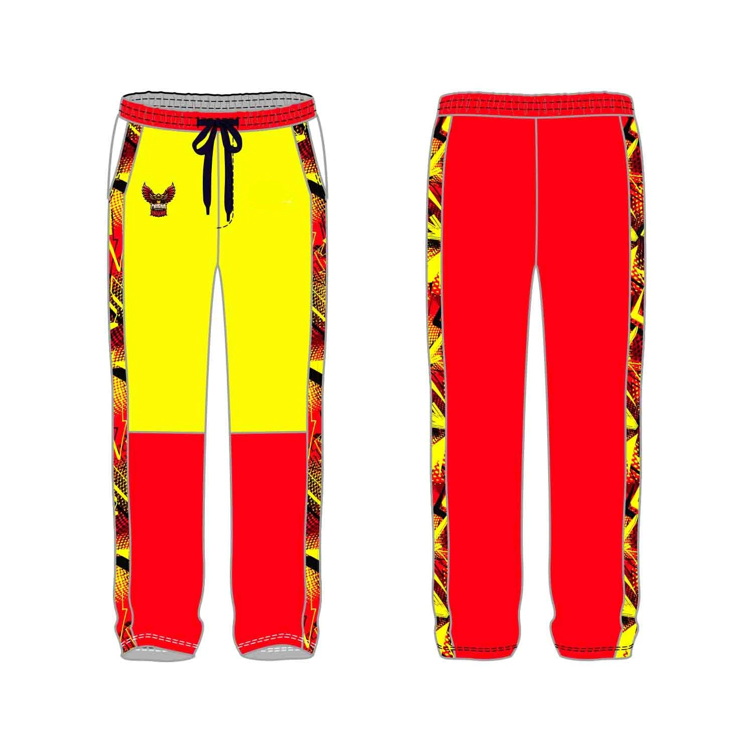 Sublimation printing 100 polyester dry fit custom soccer pants