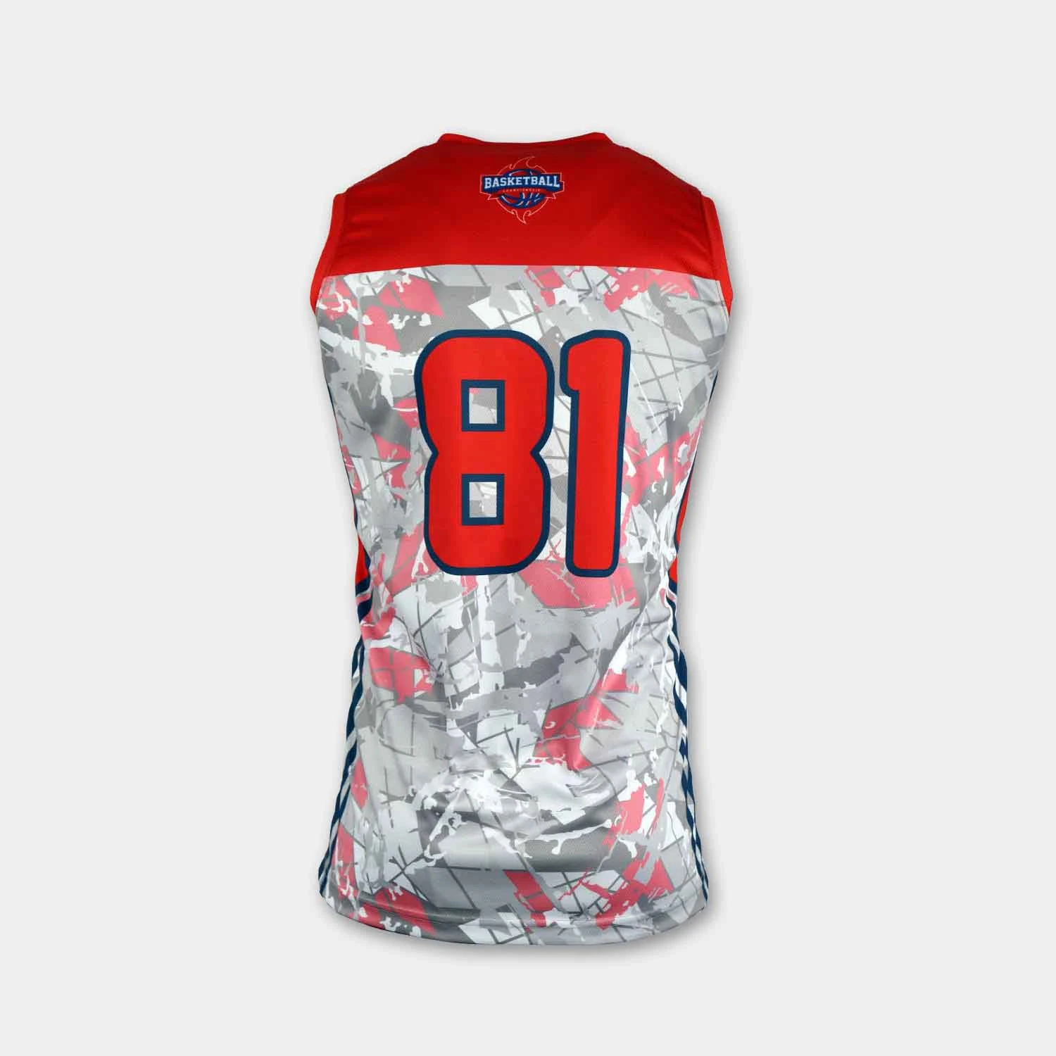 Sublimationsdruck 100% Polyester Dry Fit Custom reversible Basketball Trikots