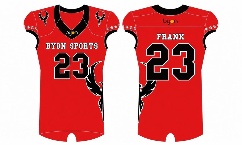 Sublimationsdruck Polyester Spandex Custom Team Football Trikots