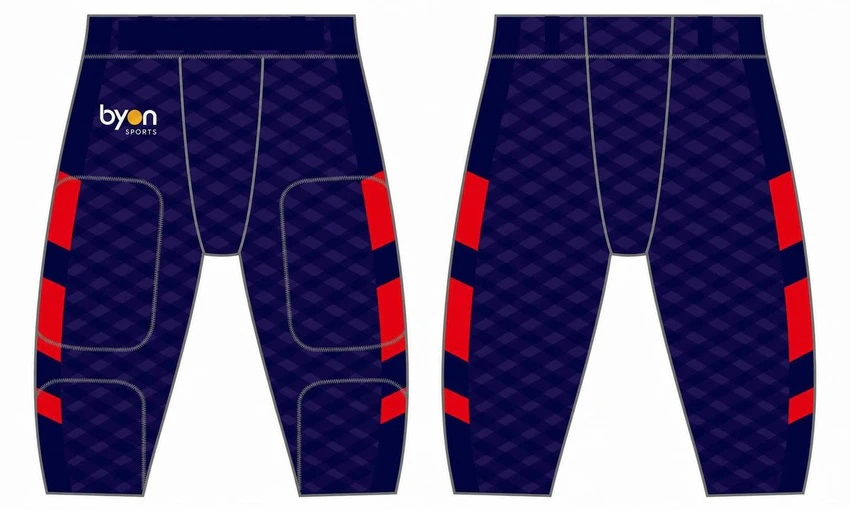 Sublimation printing polyester spandex custom team football pants