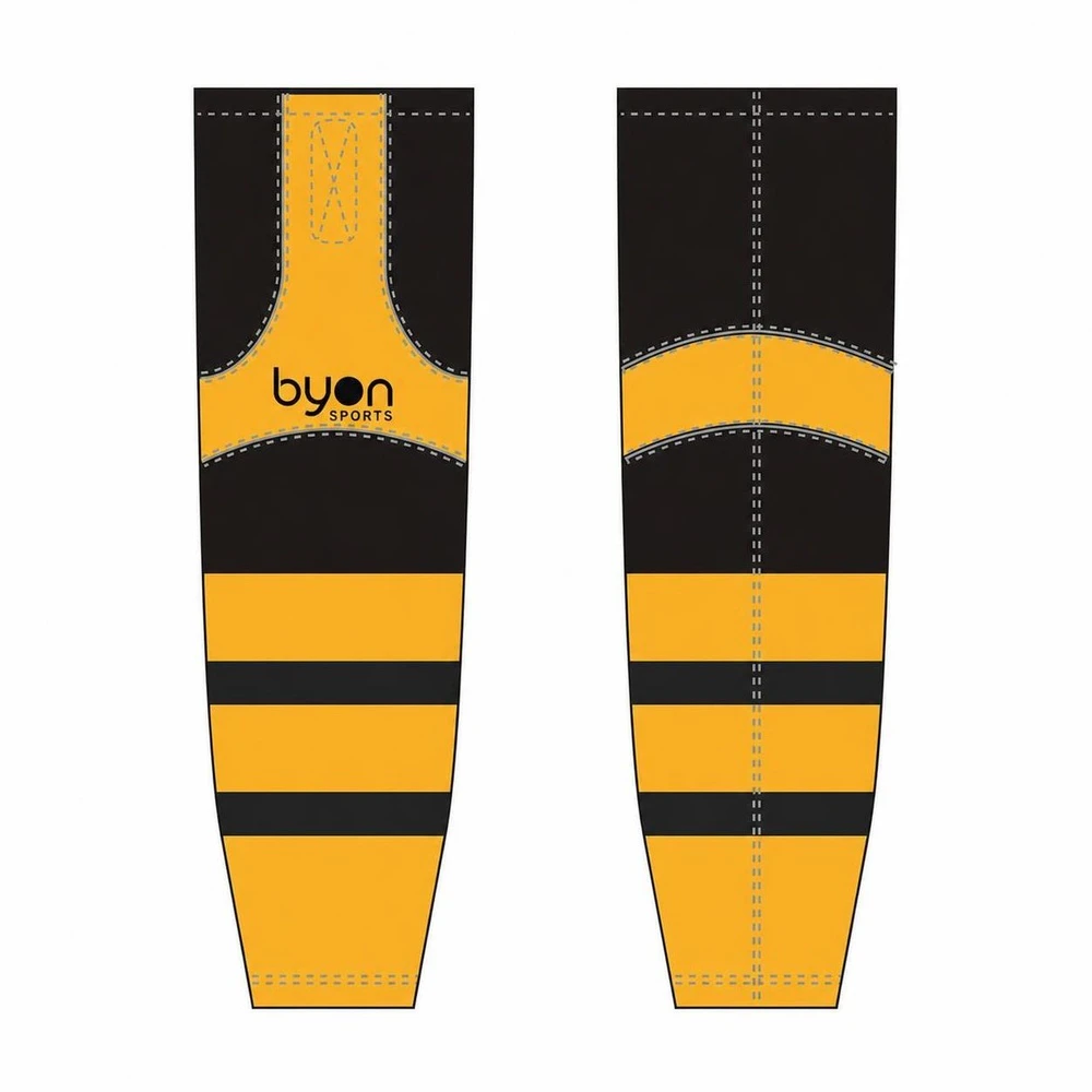 Wholesale Custom made sublimated printing hockey socks