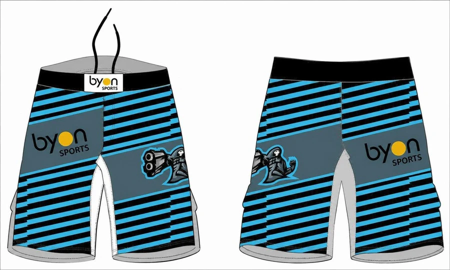 Wholesale custom design sublimation printing wrestling MMA fight shorts