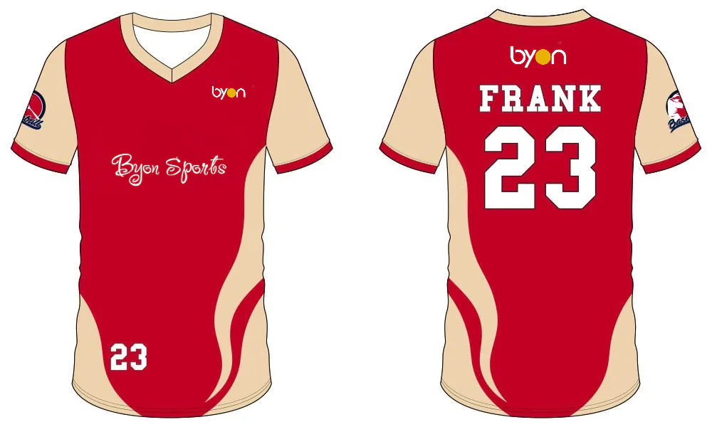 Großhandel hochwertiges Custom Team Baseball Tee