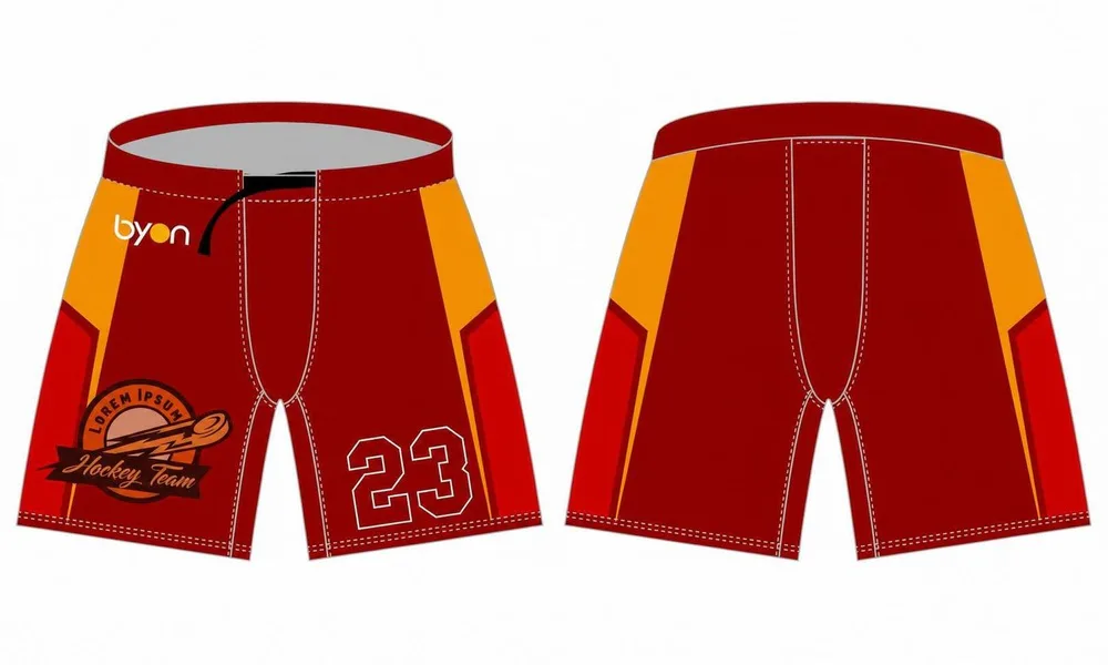 Pantalón de hockey sobre hielo personalizado equipo de alta calidad