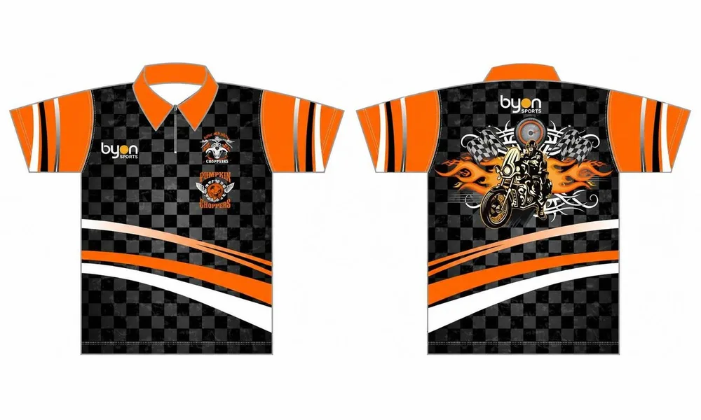 Wholesale high quality sublimation custom team custom pit crew shirts