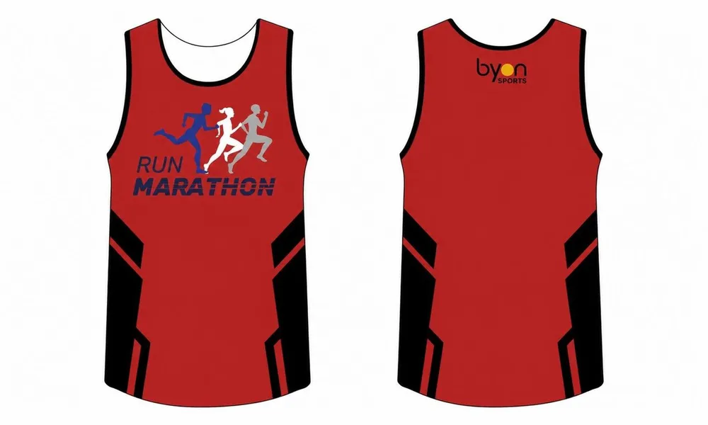 Großhandel hochwertige Sublimation Custom Team sublimierte Laufhemden