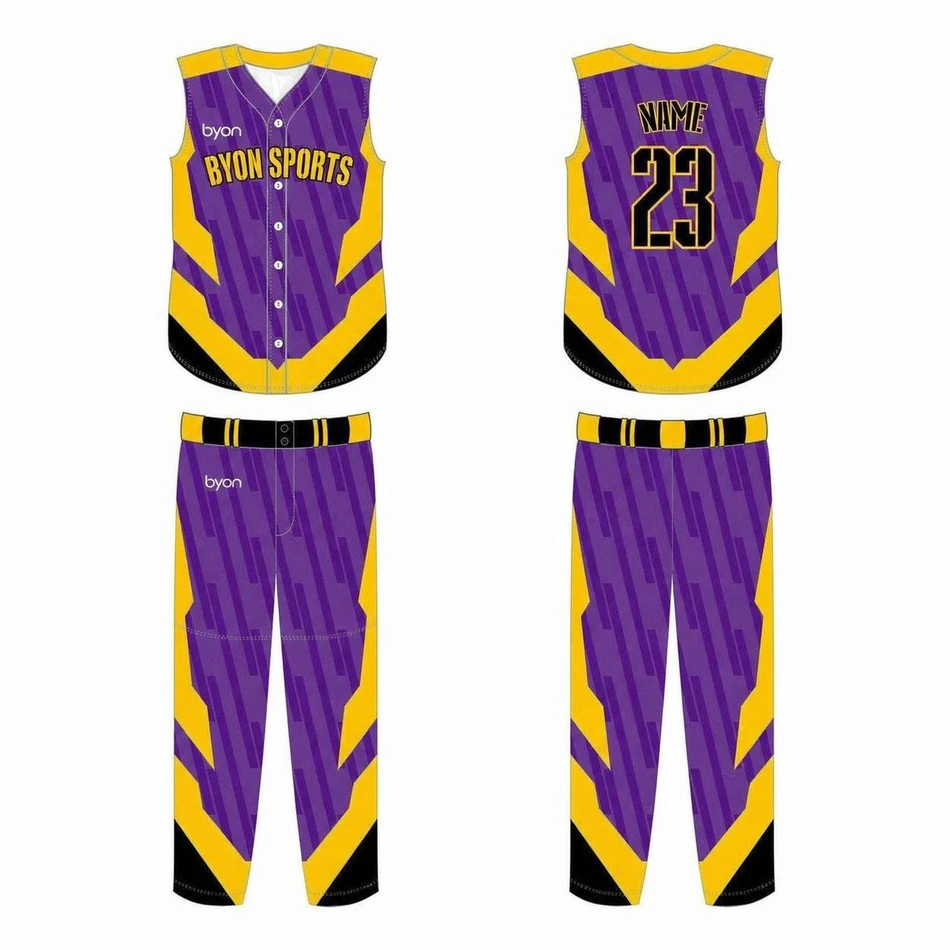 Wholesale high-quality custom sleeveless baseball jersey