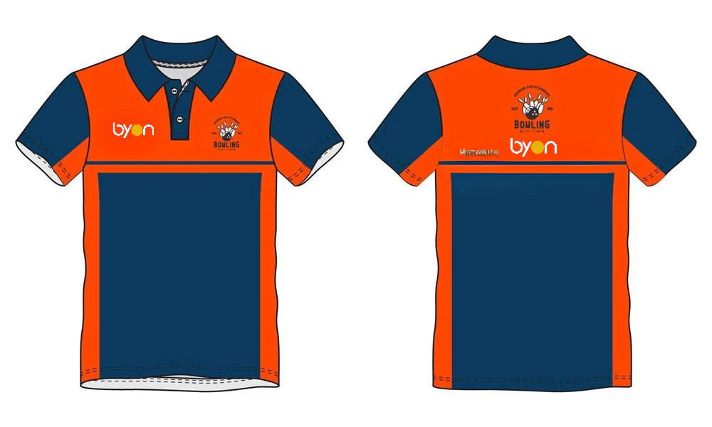 Großhandel hochwertige Sublimationsdruck Custom Bowling Trikots