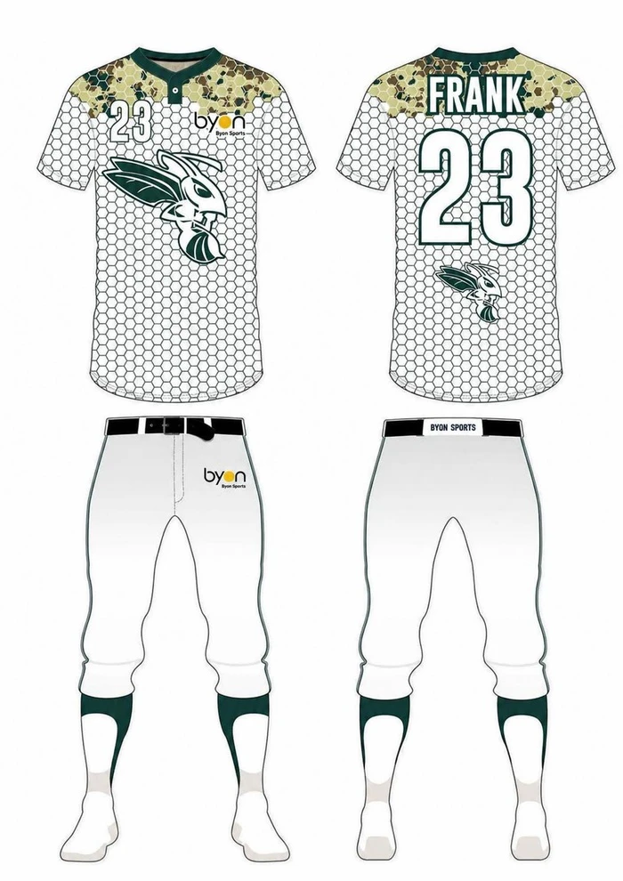Wholesale high-quality custom camo baseball jersey
