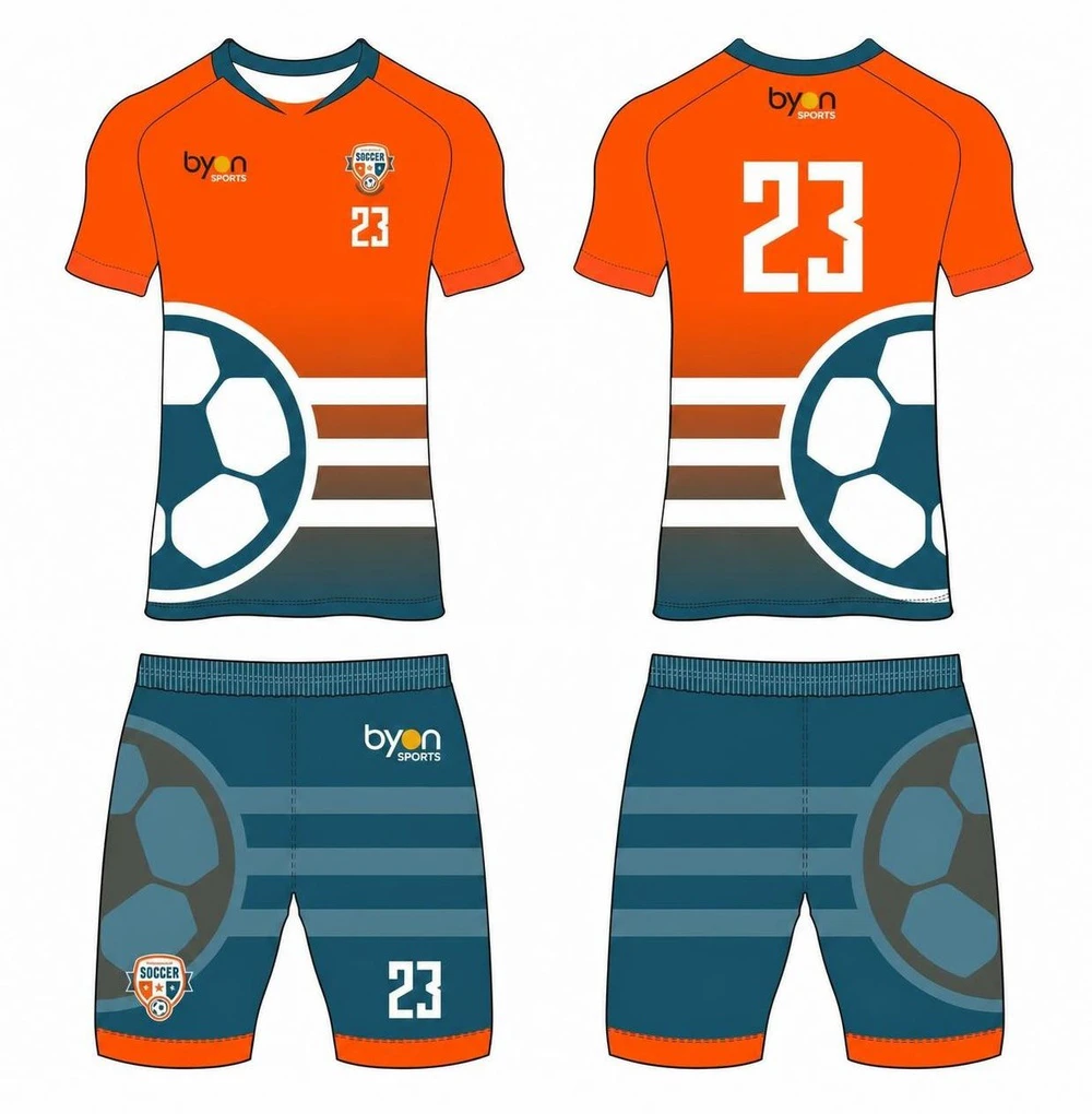 Wholesale high quality sublimation printing custom soccer kits