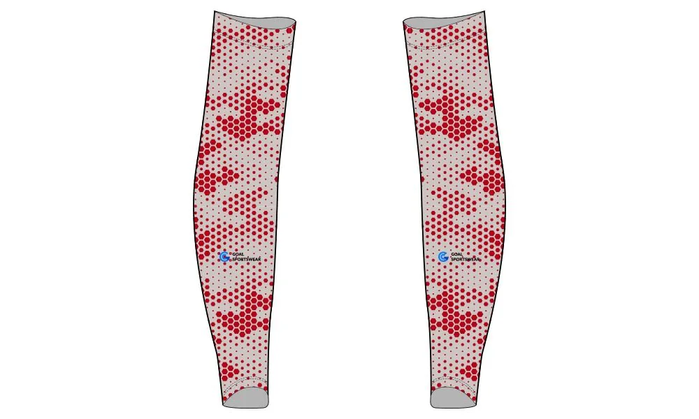 Wholesale pro quality custom design sublimated kids custom baseball arm sleeves