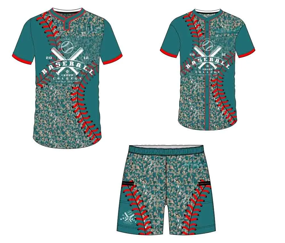 Wholesale pro quality custom design sublimated kids custom baseball gear