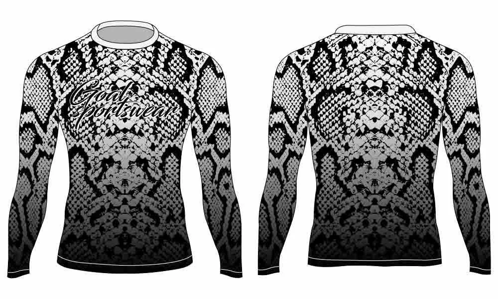 Commercio all'ingrosso pro qualità personalizzato design sublimated bambini personalizzati MMA rash guards