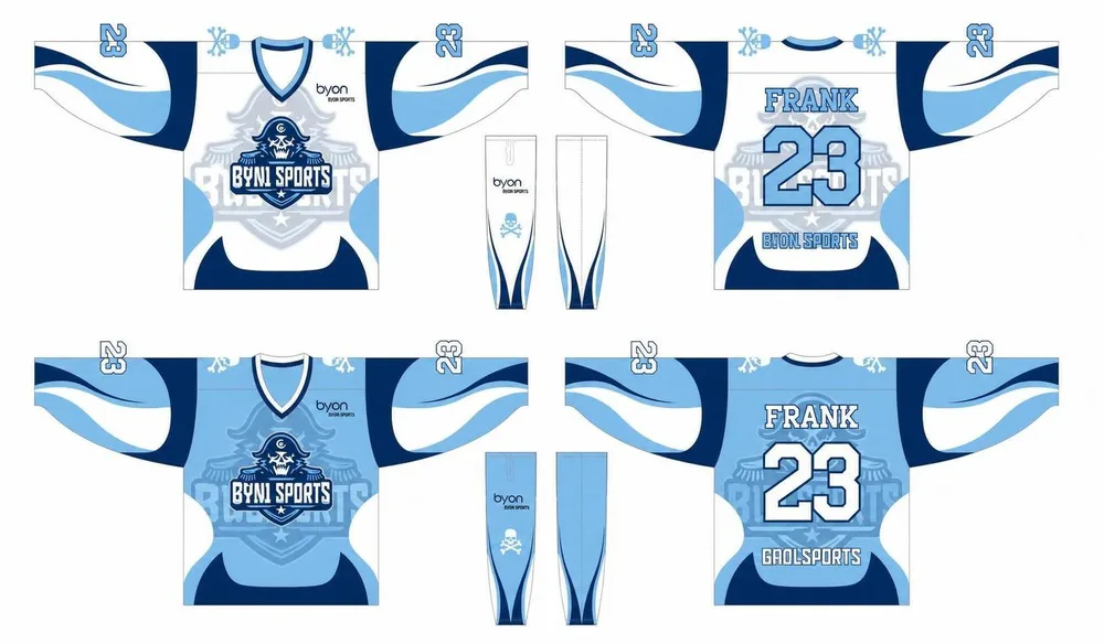 Wholesale pro quality custom design sublimated kids reversible hockey jersey