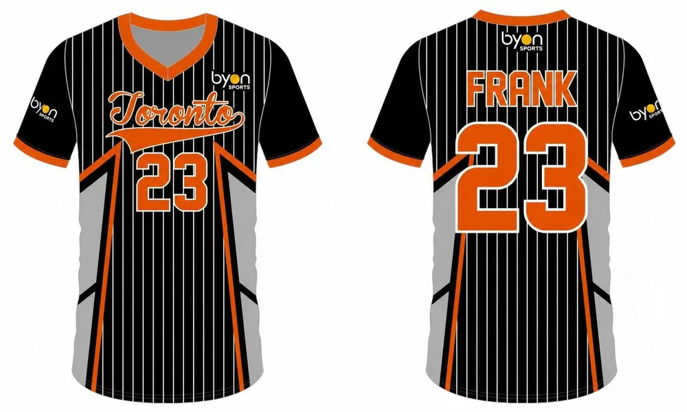 Atmungsaktives Polyester-Baseball-Tee