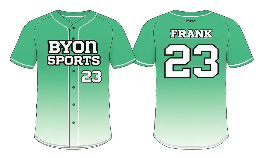 Breathingable Polyester Custom Badger Baseball Trikot