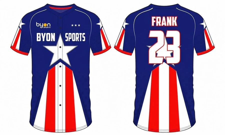 Großhandels-Custom sublimierte Badger Baseball-Jersey