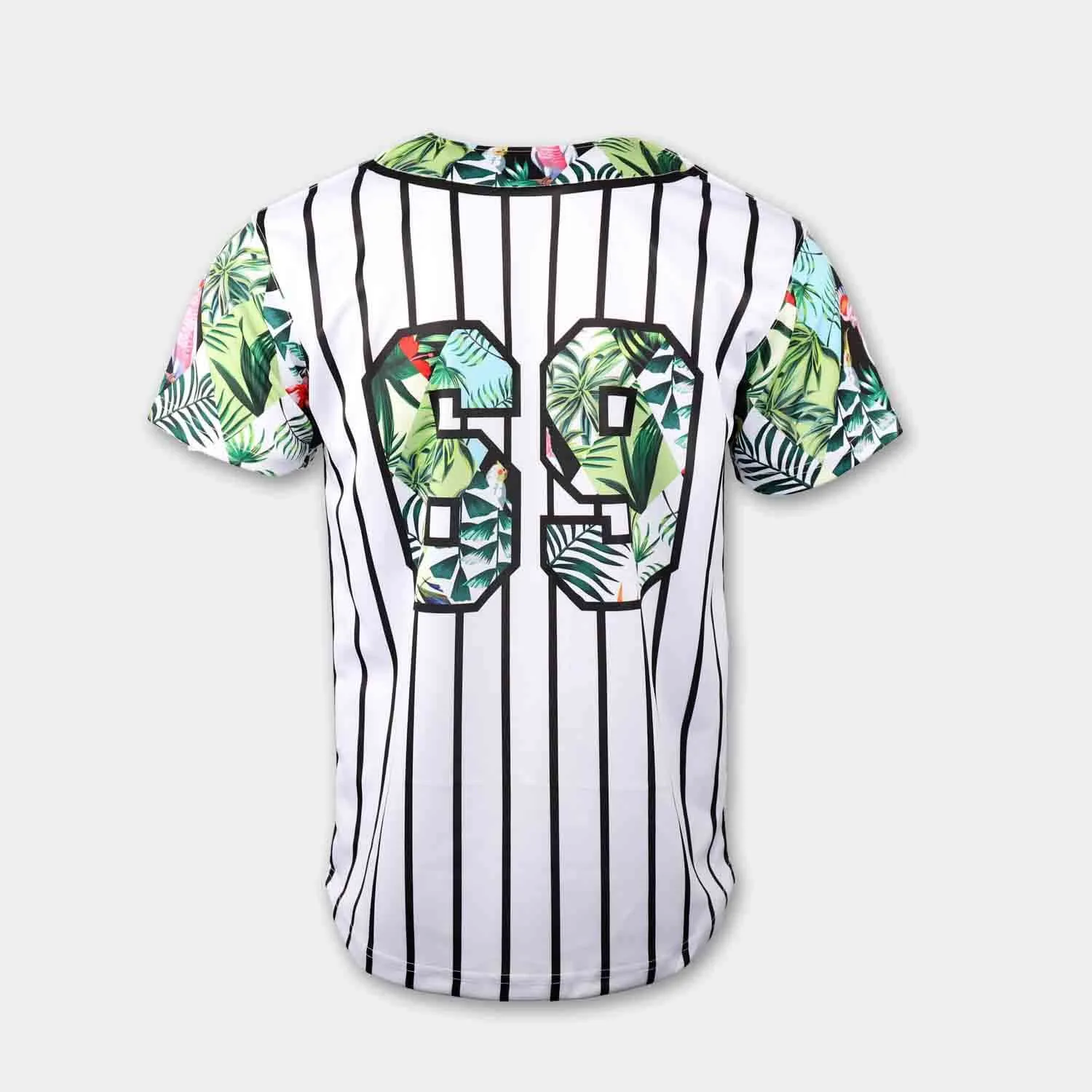 Rückseite eines Custom Mesh Baseball Trikots