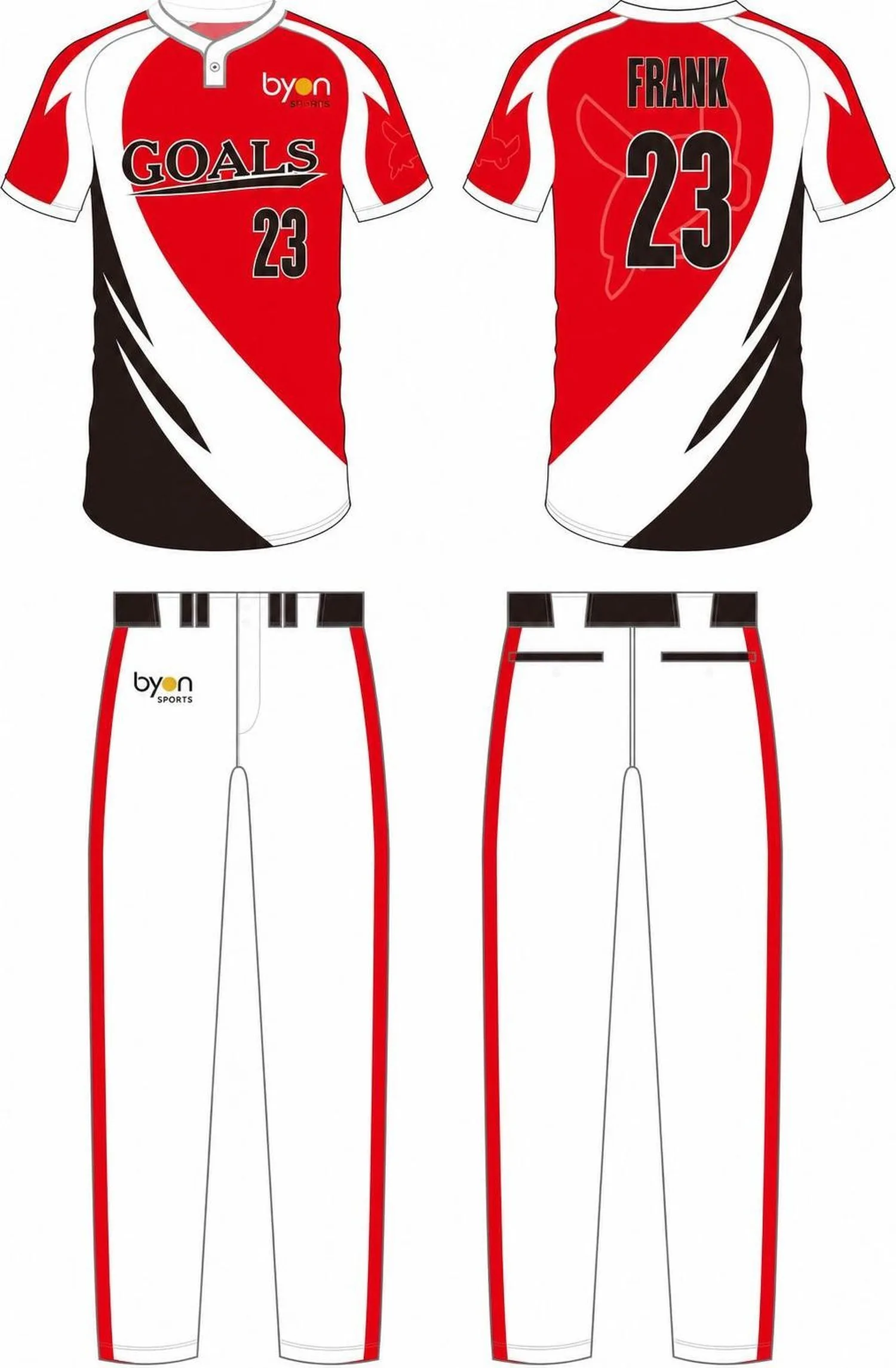 Custom wholesale sublimated printed softball pants