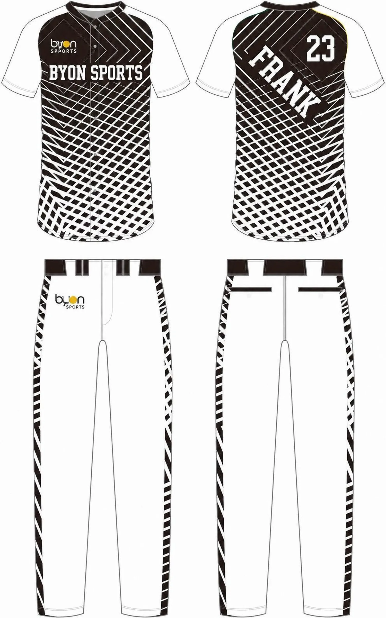 Full dye sublimation wholesale custom softball pants