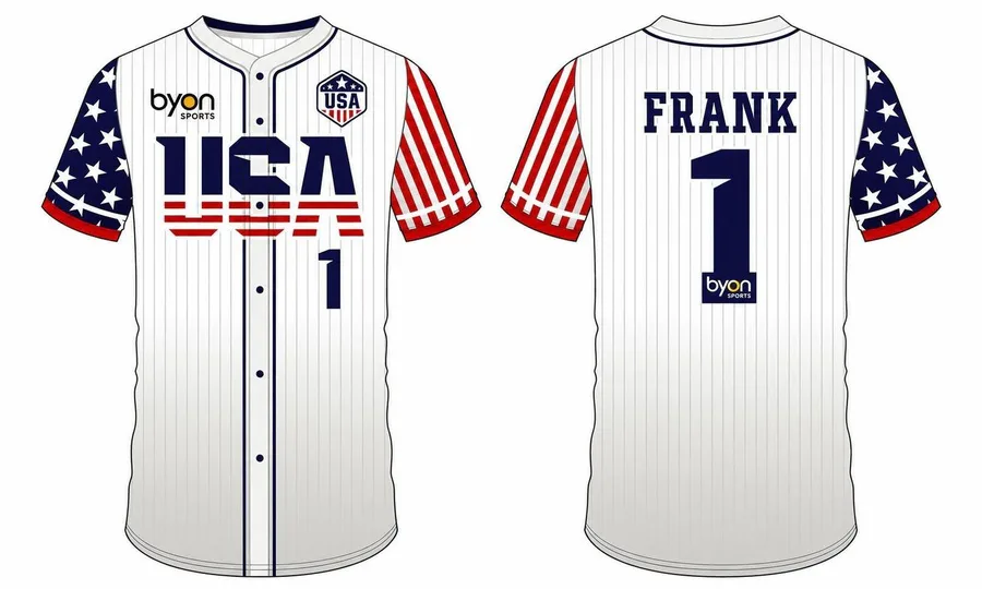 Dye sublimation printing custom design full polyester softball shirts