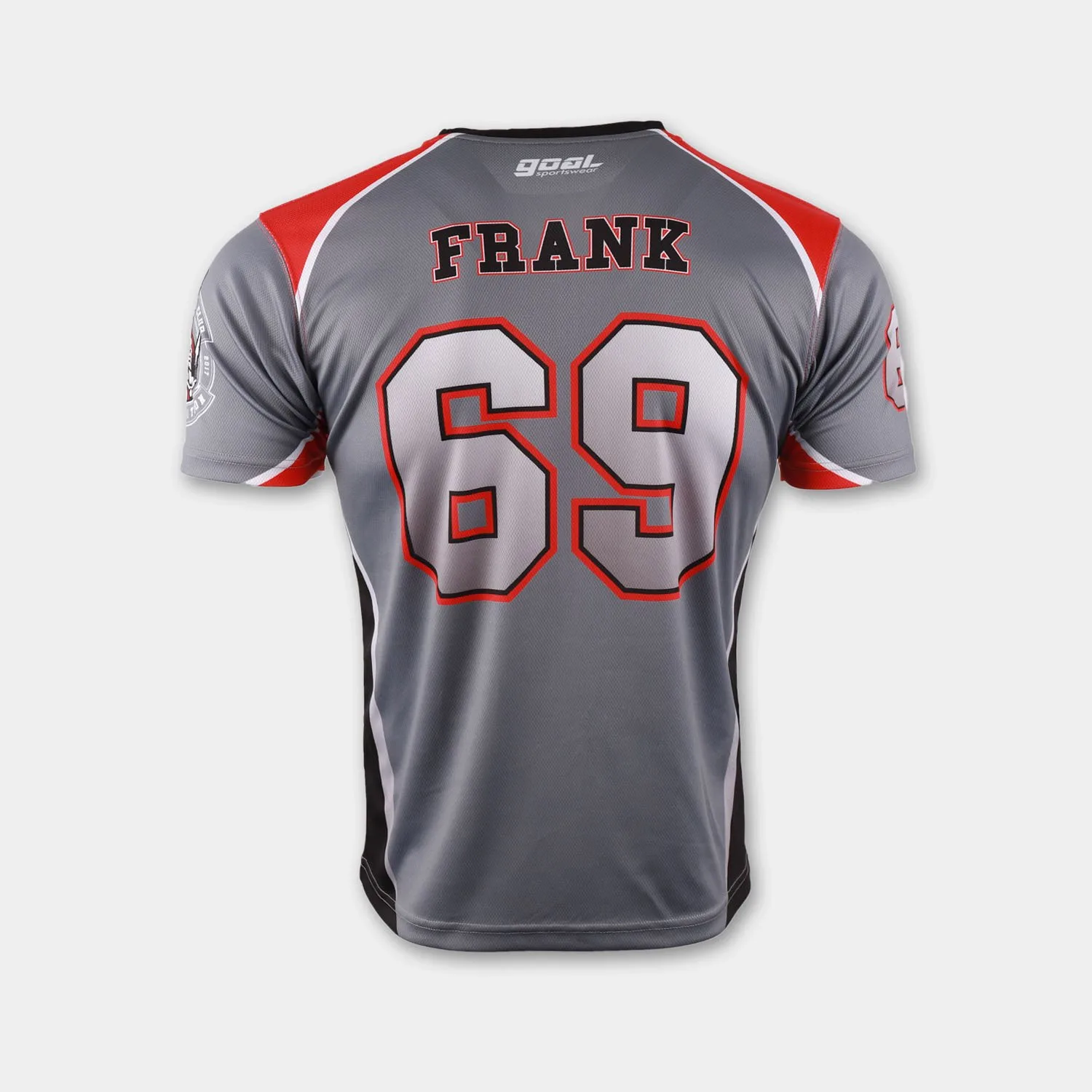 Rückenkonstruktion eines Custom Baseball Tee