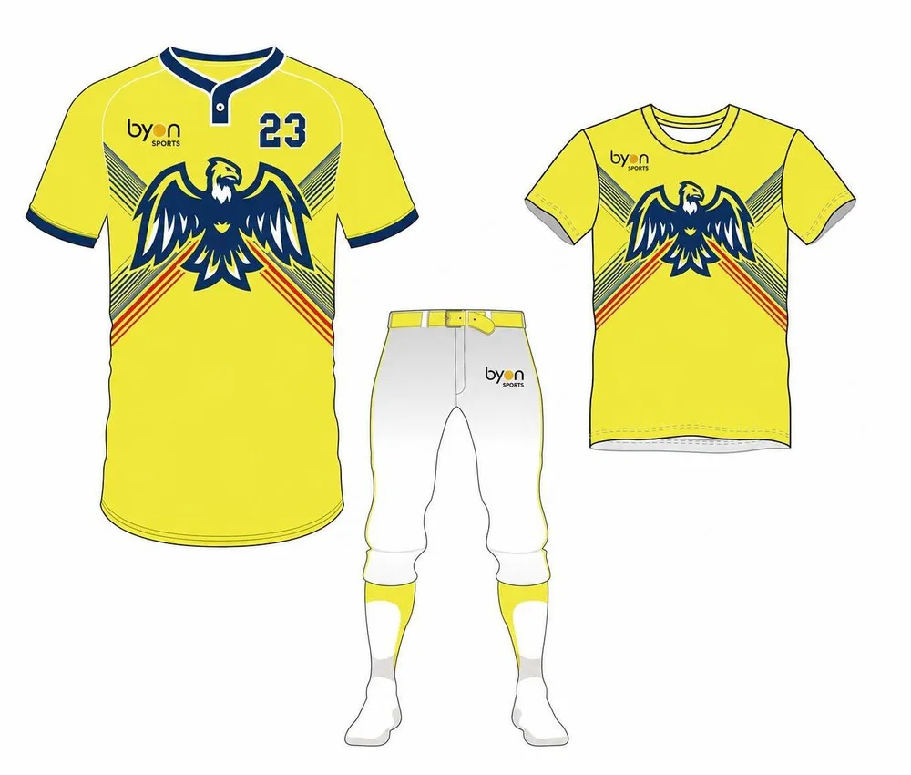 Pacchetto uniforme da baseball della squadra personalizzato