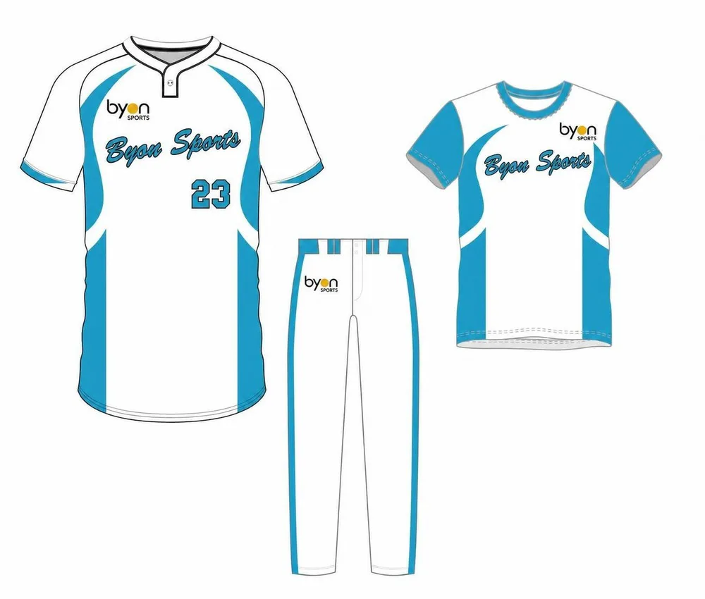 Pacchetto uniforme per uomo pro baseball