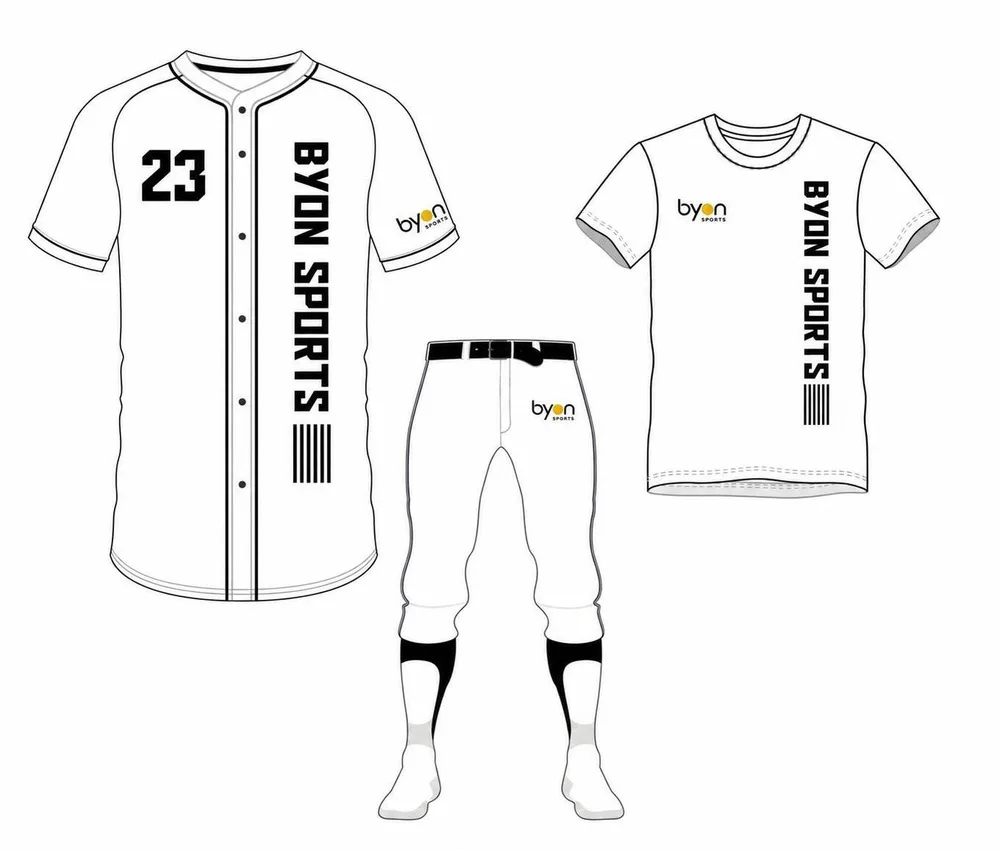 Pacchetto uniforme da baseball all'ingrosso