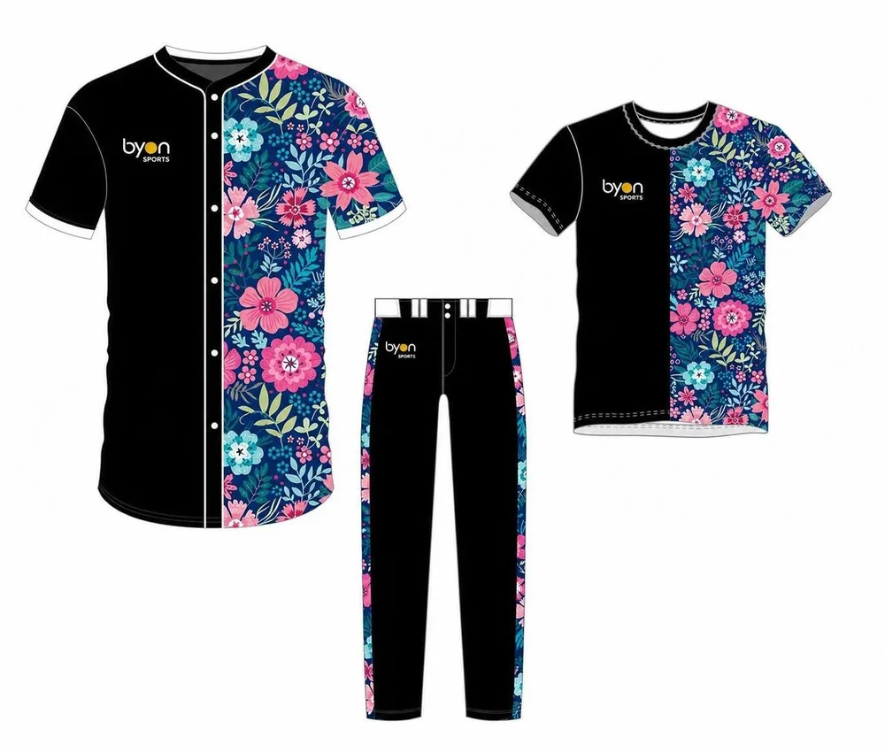 Pacchetto uniforme da baseball stampato all'ingrosso personalizzato