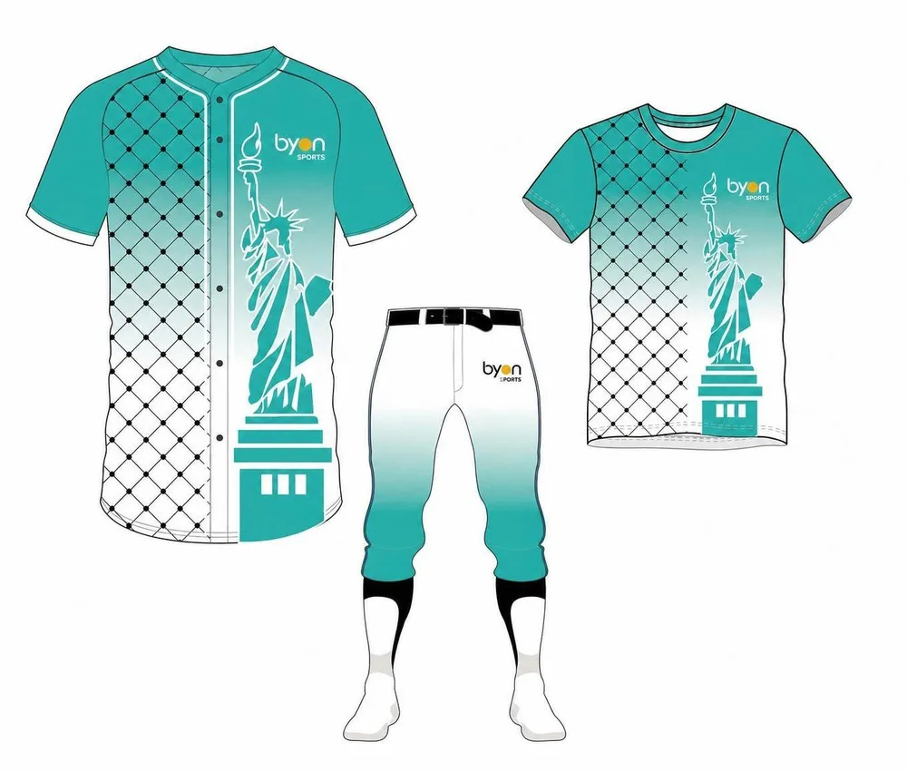 Pacchetto completo uniforme da baseball personalizzato