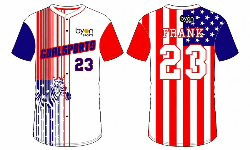 100% Polyester Dry Fit Custom Badger Baseball Trikot