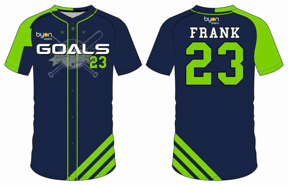 Custom sublimated men's pro throwback baseball jersey