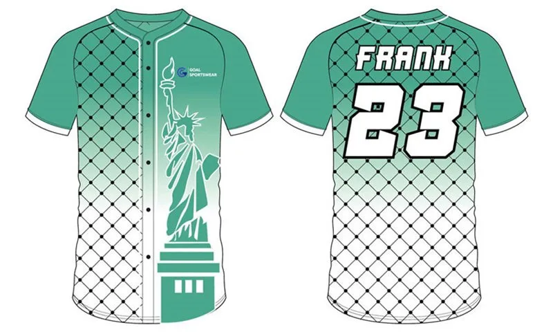 High-school reversible custom badger baseball jersey.