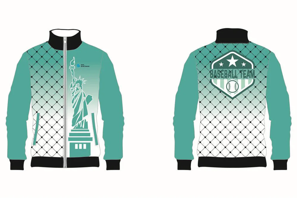 Vestes de baseball personnalisées pour la sublimation complète en polyester