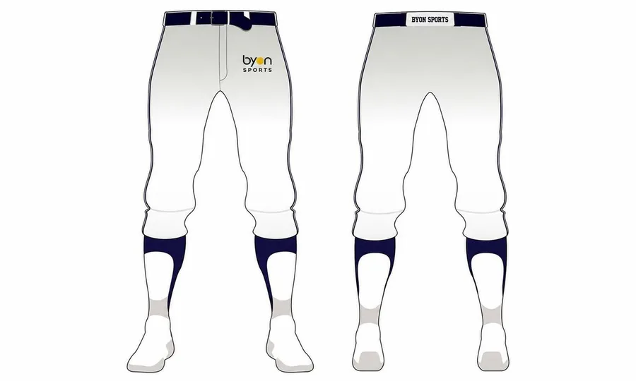 Equipo personalizado diseño pantalones de béisbol sublimados