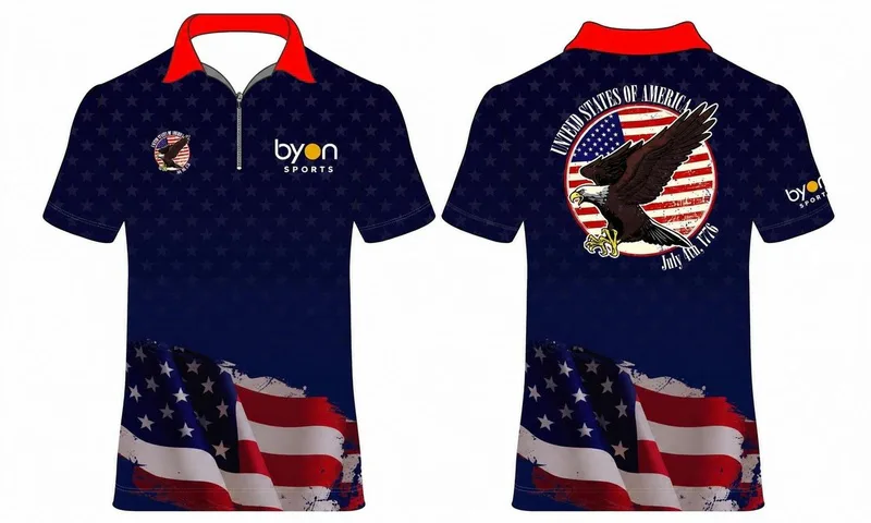Wholesale 100% Polyester Custom Printed College Bowling Trikots