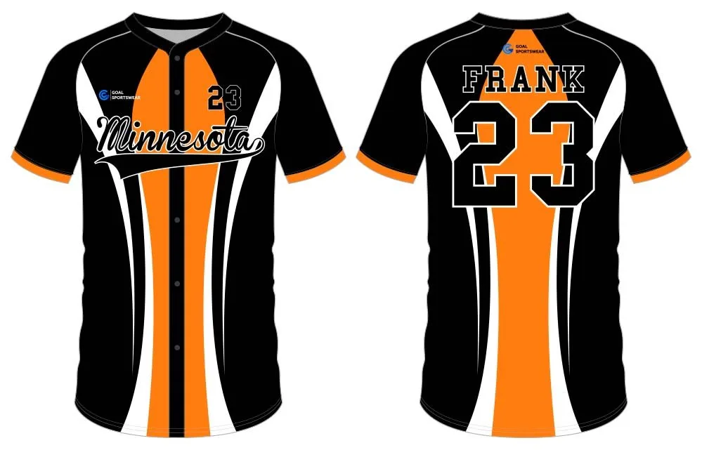 Wholesale polyester college throwback baseball jersey
