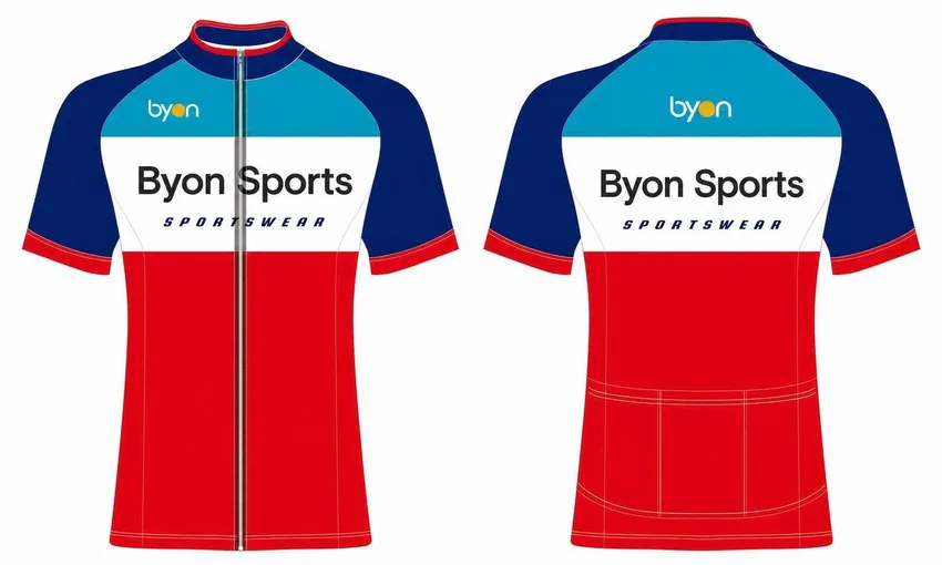 Maglie ciclismo personalizzate all'ingrosso con tinta completa