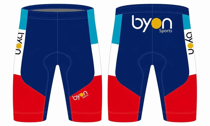 Pantaloncini da ciclismo personalizzati all'ingrosso a tinta completa