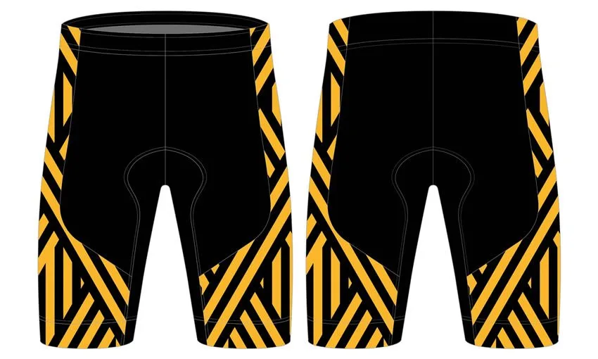 Pantaloncini da ciclismo su misura 100% poliestere