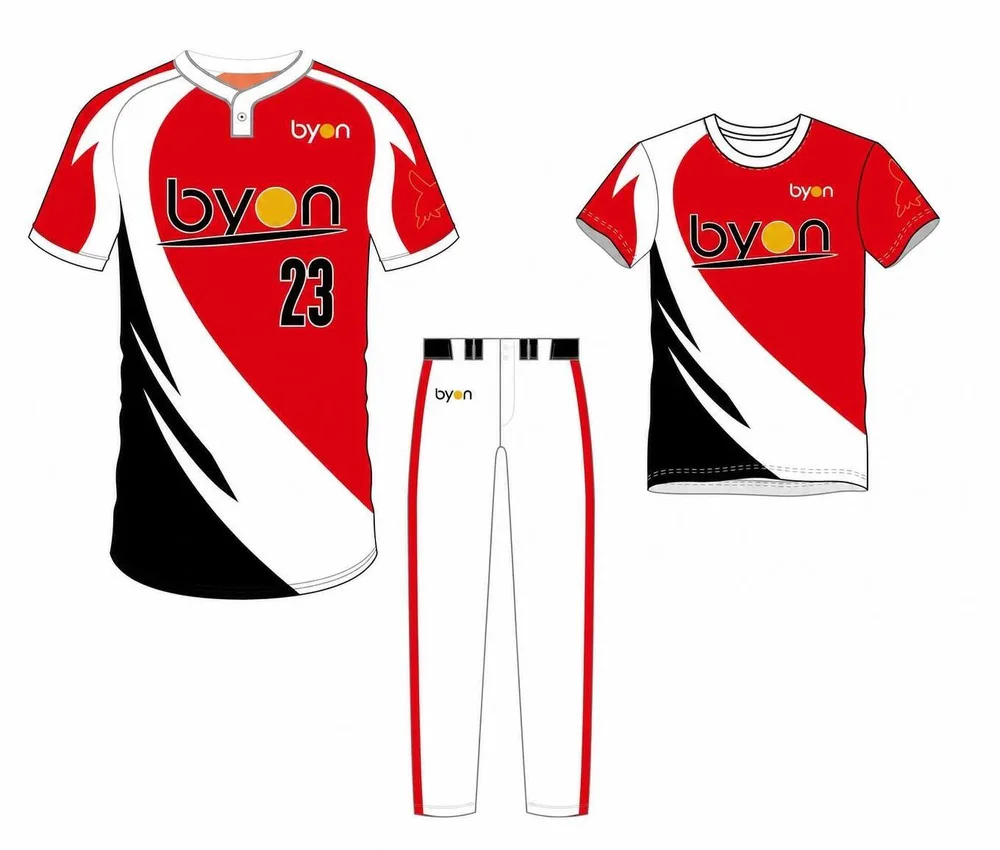 100% poliestere sublimazione stampa personalizzato squadra giovanile softball uniformi team pacchetti