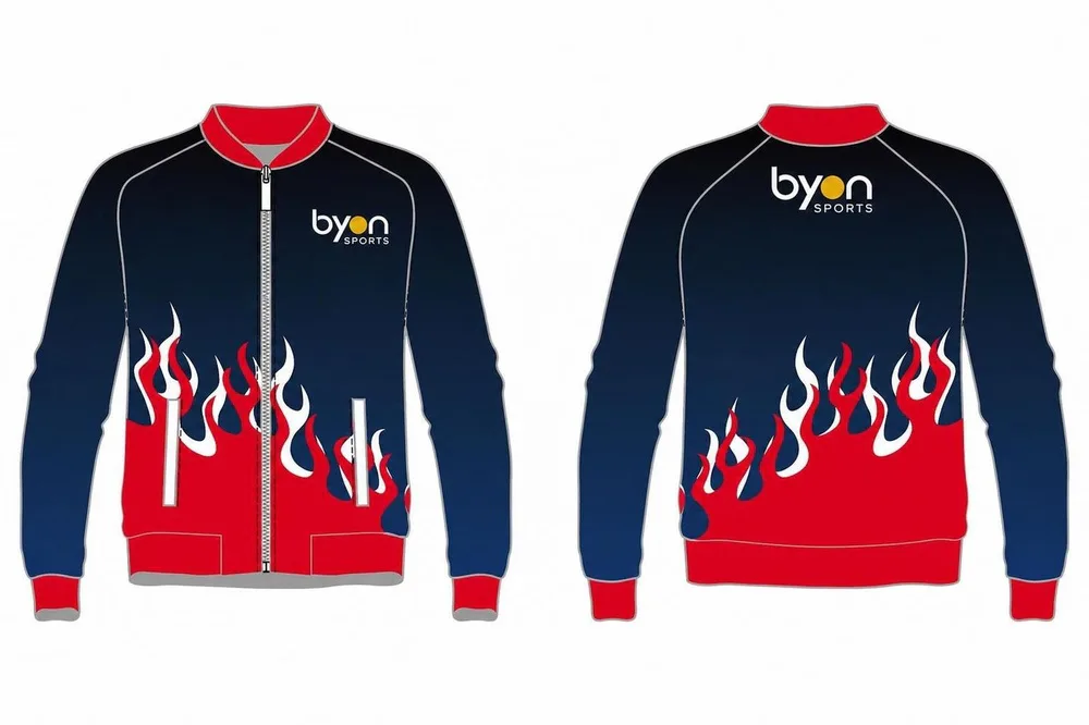 custom flame design basketball jackets
